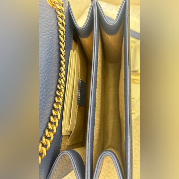 Gucci Blue interlocking Leather crossbody/Shoulder Bag - Picture 6 of 8